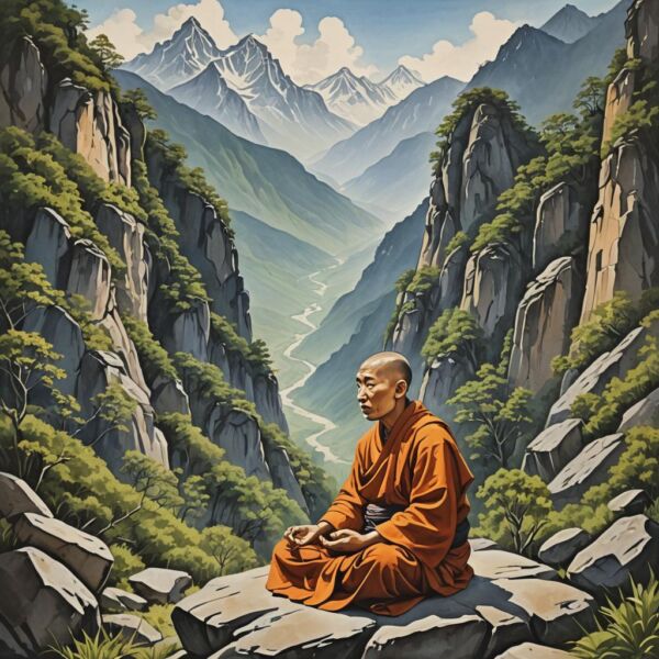 méditation montagnes